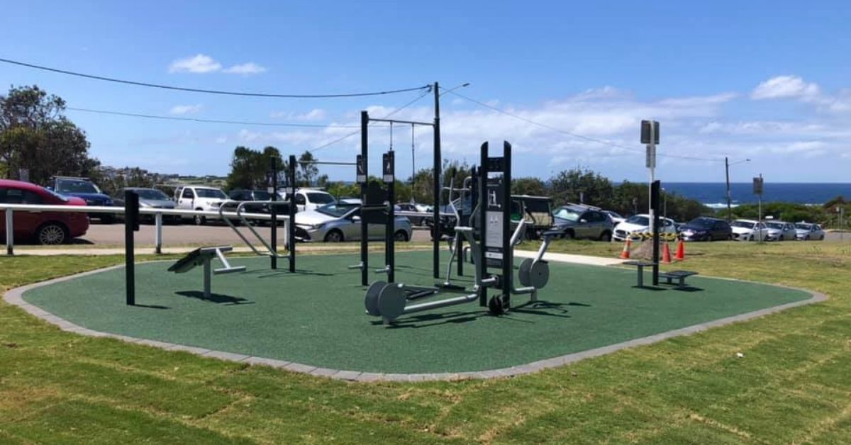new outdoor gym