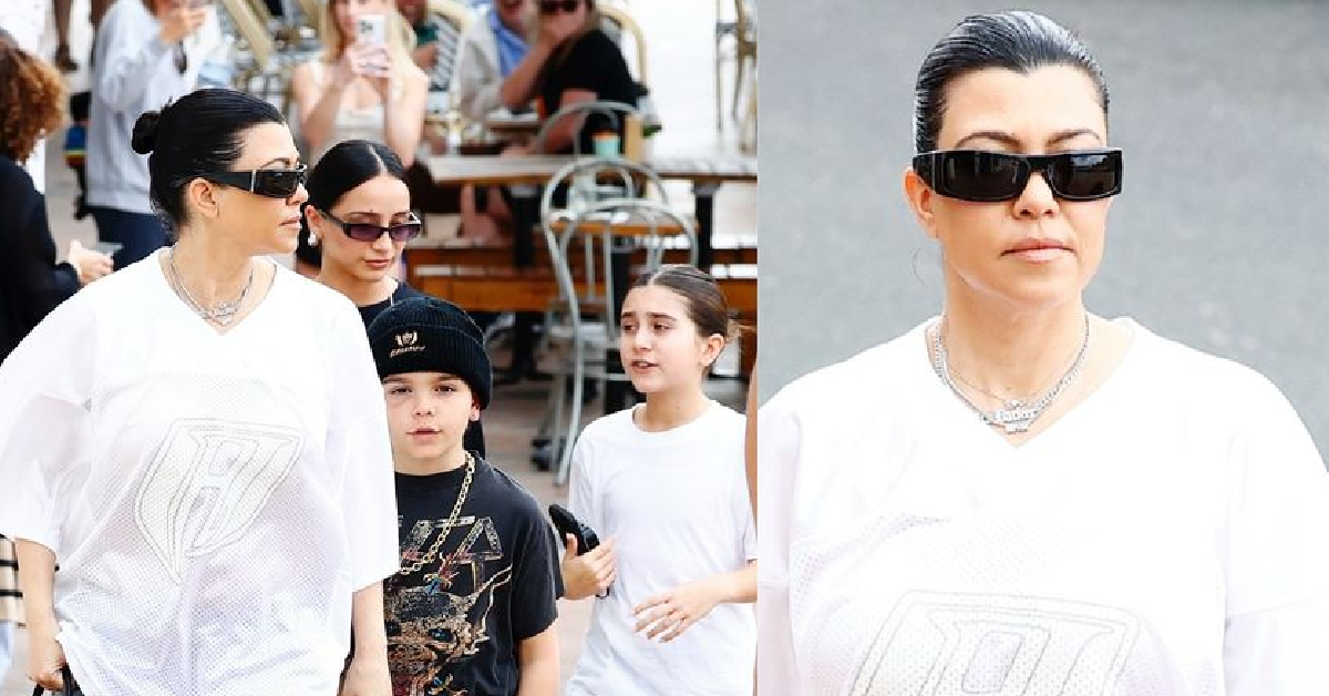 Kourtney Kardashian Spotted in Coogee