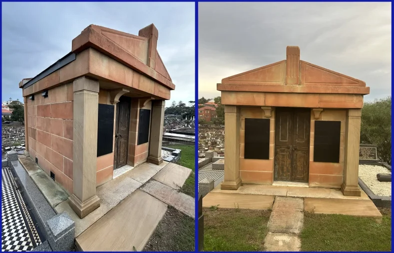 Randwick Cemetery mausoleum exterior